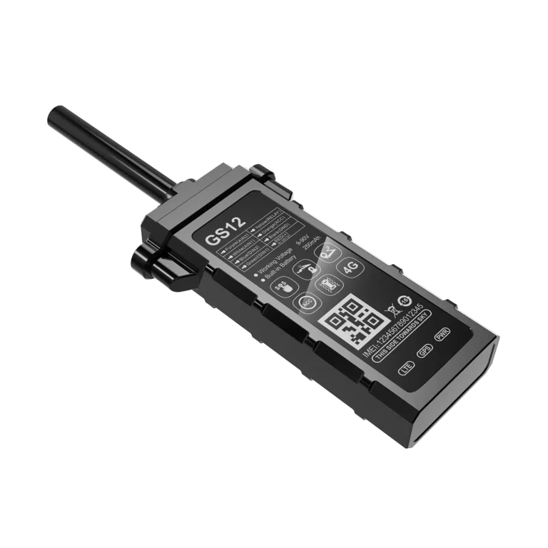 Rastreador GPS WanWayTech GS12 4G LTE para localización de flotas y seguridad vehicular con corte de motor.
